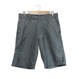 O'Neill Mens Charcoal Heather Textured Performance Shorts Size 31
